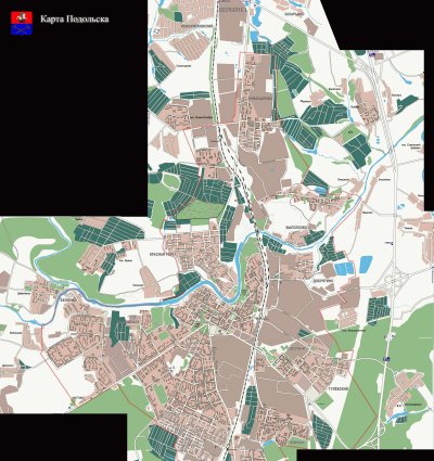 Подольск карта города